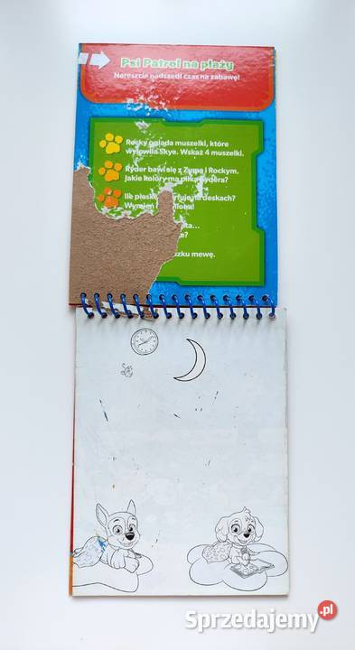 3 Pack wodnych kolorowanek Psi Patrol Świnka Łamigłówki, zagadki i gry śląskie Katowice