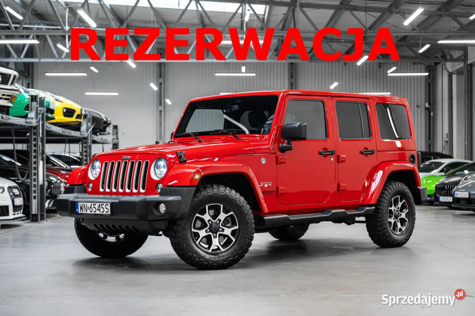 Jeep Wrangler Sahara Unlimited 286 Krajowy 4/5 Węgrzce