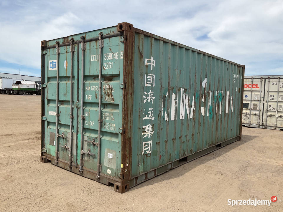 Kontener morski magazynowy 20DV 6 metrowy