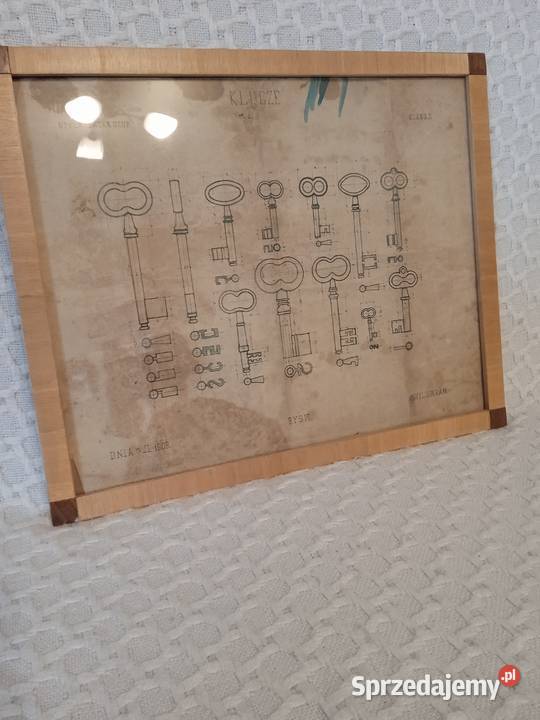 Stara grafika klucze małopolskie