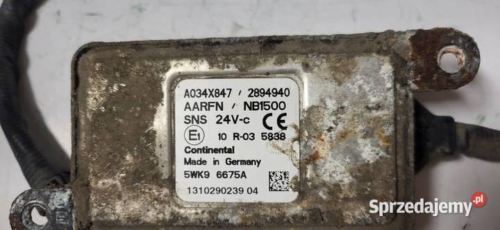 CZUJNIK SONDA SPALIN NOX DAF 45 55 LF 65 CF Czujniki spalin