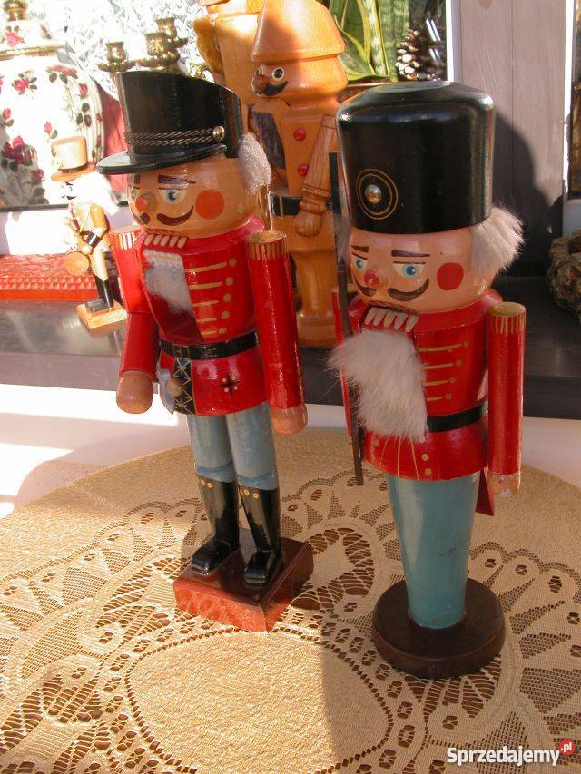 dziadek do orzechów stary rękodzieło 2 sztuki Gorzów Wielkopolski sprzedam