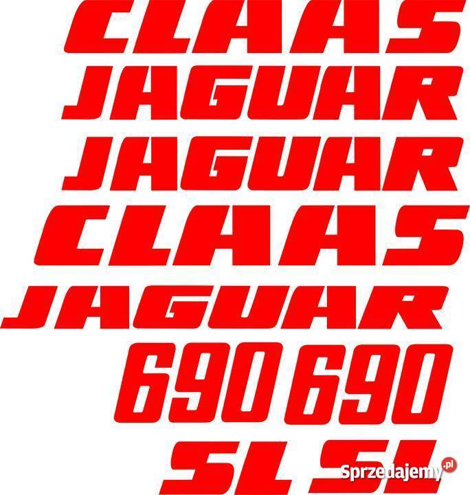 naklejki claas jaguar 690 sl Jeżewo sprzedam
