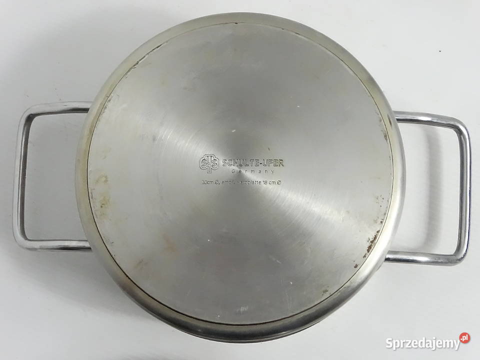 Garnek niski SchulteUfer 20 stal 1810 brytfanna Biłgoraj
