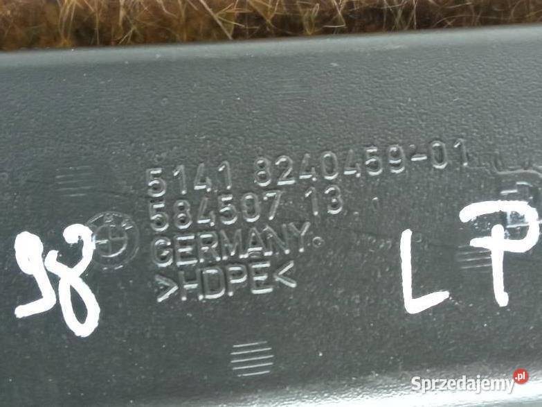 TAPICERKA BOCZEK LEWY PRZÓD SKÓRZANA Bmw Seria 7