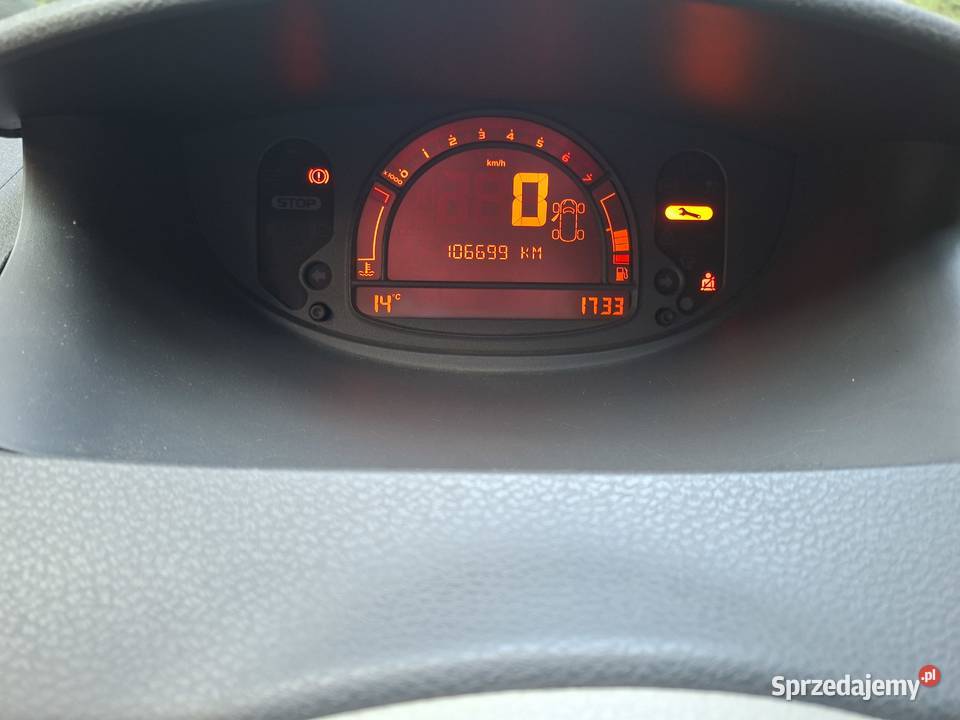 Renault Modus 14 Authentique mazowieckie Warszawa