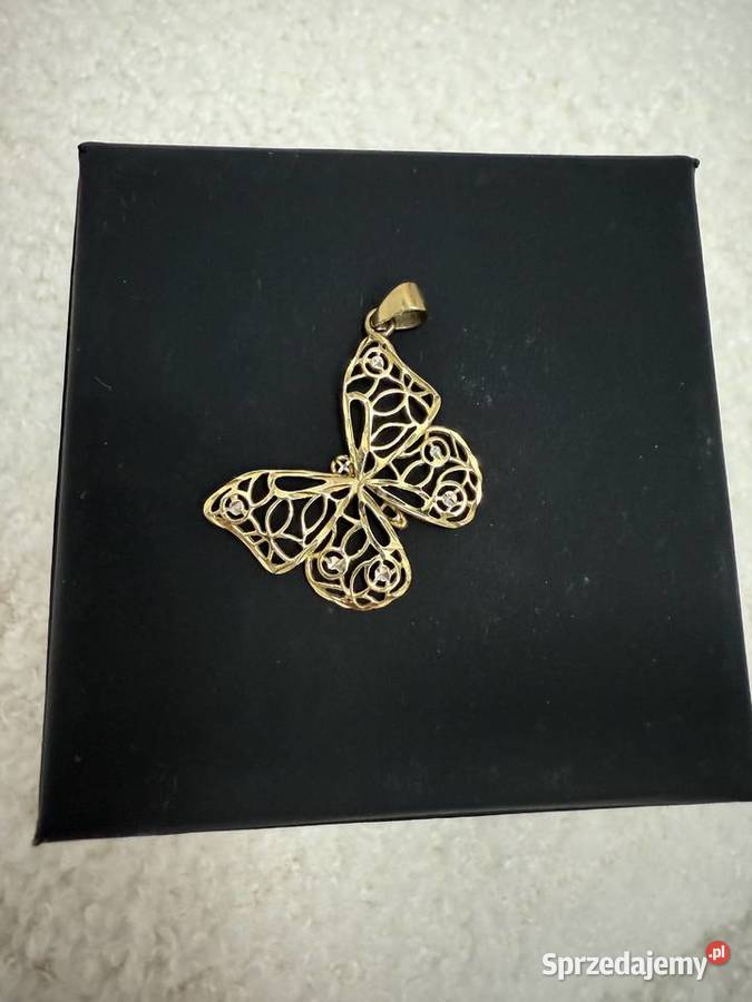 Zawieszka złota motyl Bażyny