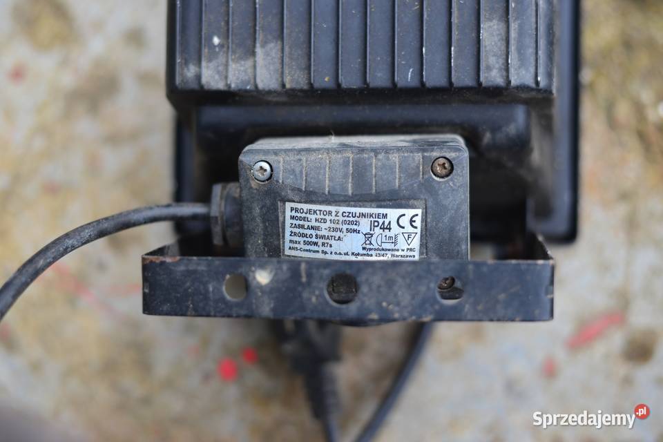 halogen naświetlacz 500w budowę działa z żarówką
