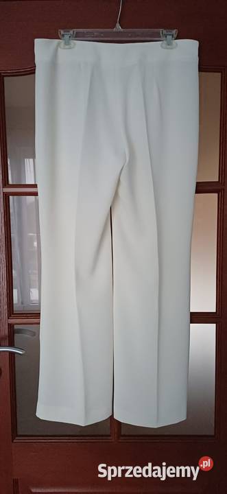 Spodnie NOWE damskie materiałowe 44 na kant Spodnie Sieradz