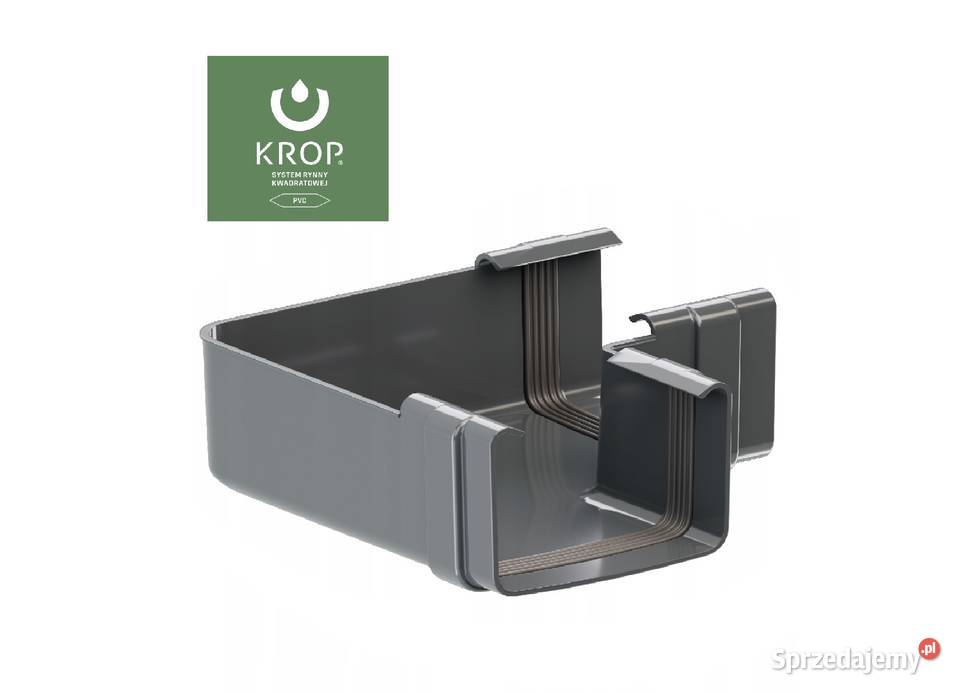 Krop narożnik uniwersalny do rynny kwadratowej Hajnówka