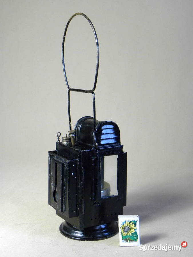 Kolekcjonerska karbidowa lampa kolejowa wz 1948 dolnośląskie Legnica