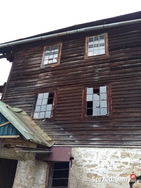 Młyn drewniany do przeniesienia z wyposażeniem małopolskie