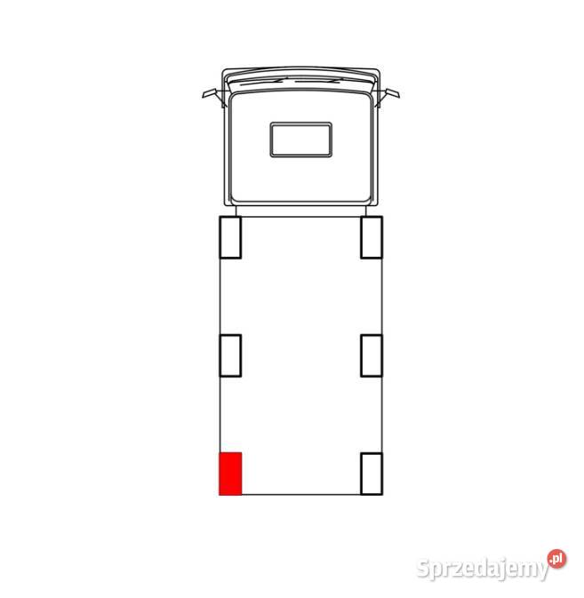 Słupek Blueline 500 mm DL z podwójnym zamkiem Przysieka Polska sprzedam