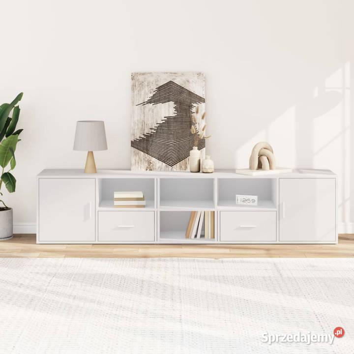 Szafka narożna biała 200x40x45 materiał Warszawa