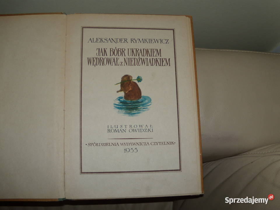 bóbr ukradkiem wędrował z niedźwiadkiem Warszawa