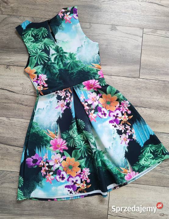 Piękna sukienka w kwiaty Miss Selfridge 36 Jasło sprzedam