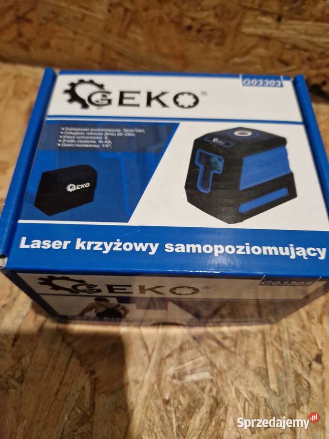 Laser krzyżowy samopoziomujący GEKO G03303 Lasery krzyżowe Głogowa