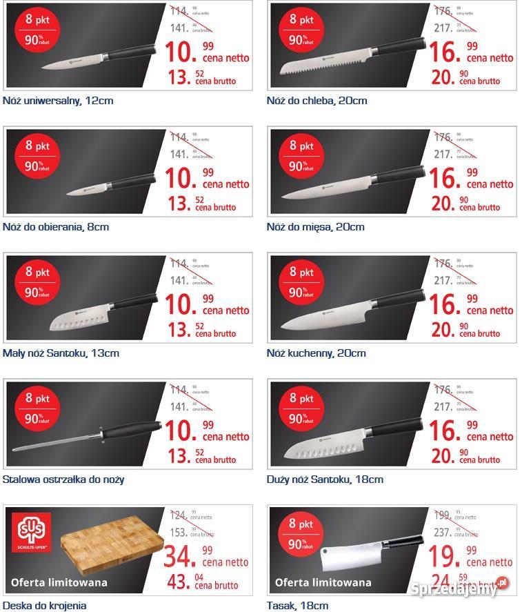 8 NOŻY SCHULTEUFER Kupony rabatowe na 90 warte Warszawa