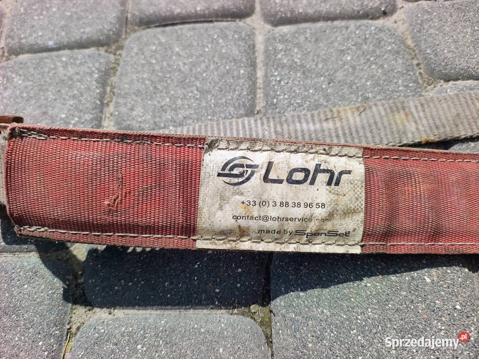 Pasy transportowe LOHR wąski 35 mm 2 sztuki i Siostrzytów sprzedam