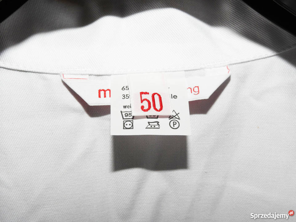 Biały fartuch laboratoryjny medyczny męski kitel Przemyśl