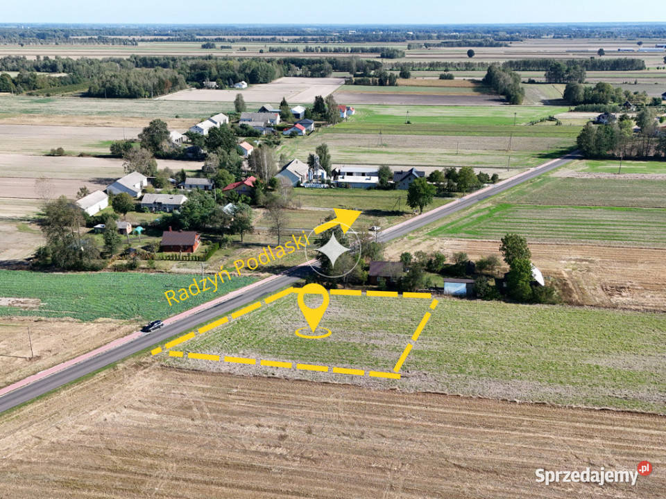 Działka z warunkami zabudowy 2000 m Brzostówiec 50m lubelskie