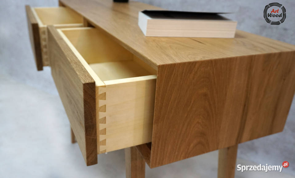 Konsola drewniana konsola dębowa Nowy Sącz