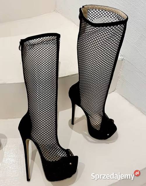 Kozaki z siateczką 3 kolory Obuwie Świdnica