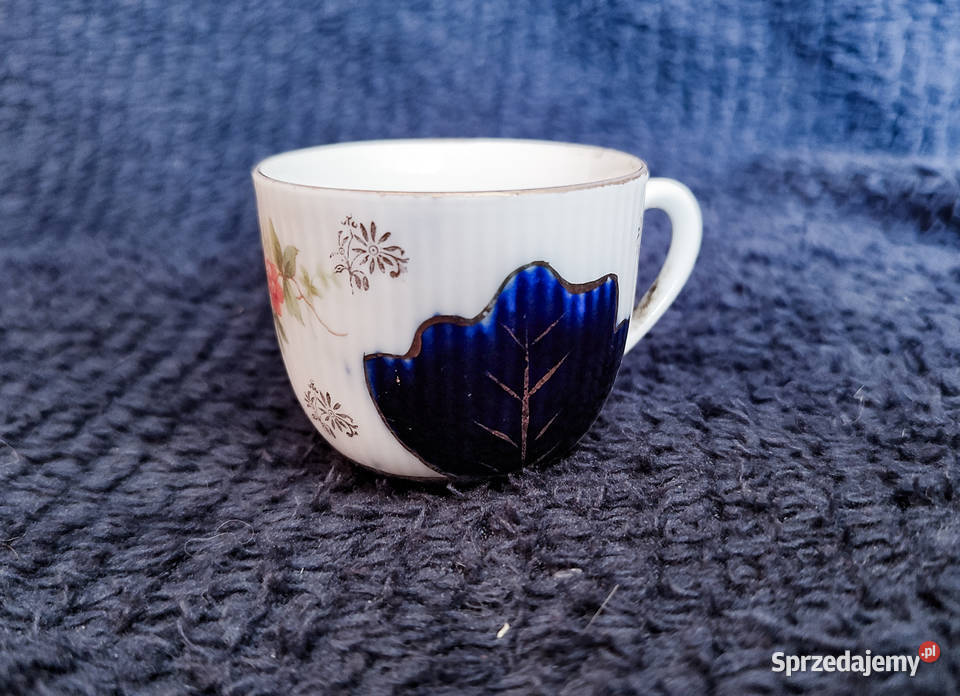 Porcelanowa filiżanka do espresso vintage retro Gdańsk