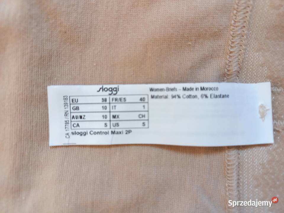 majtki Modelujące beżowe Triumph bawełna Sloggi Figi i stringi