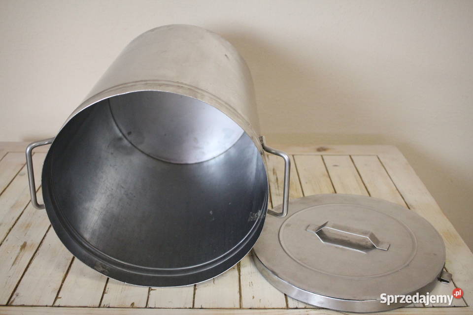 Kosz na odpadkizlewki gastronomiczny na kółkach Pszczyna