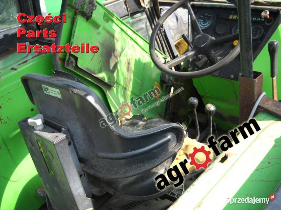 Deutz DX 390 części skrzynia biegów silnik wał Byków