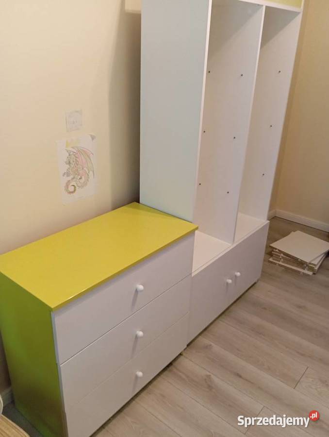 Meble dziecięce z serii Baby dreams z zielonymi mazowieckie Płock