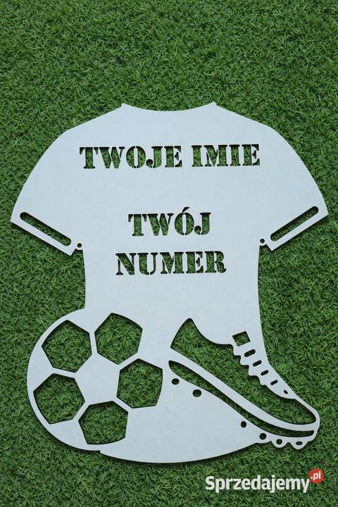 Dekoracja Ścienna Koszulka Piłkarska Imienna Warszawa