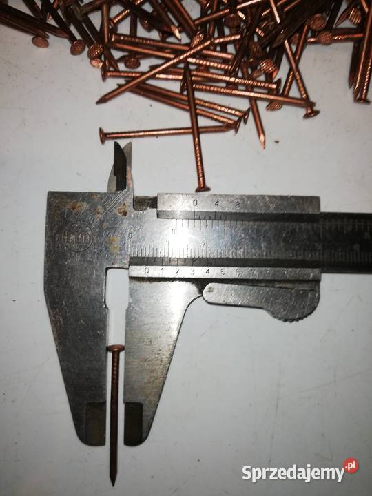 Gwoździe miedziane 35 1200 sztuk Warszawa