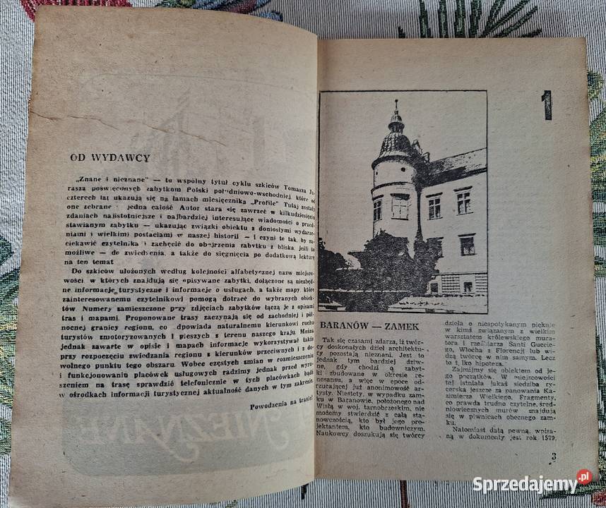 Znane i nieznane zamki pałace kościoły Tomasz przewodnik Kraków