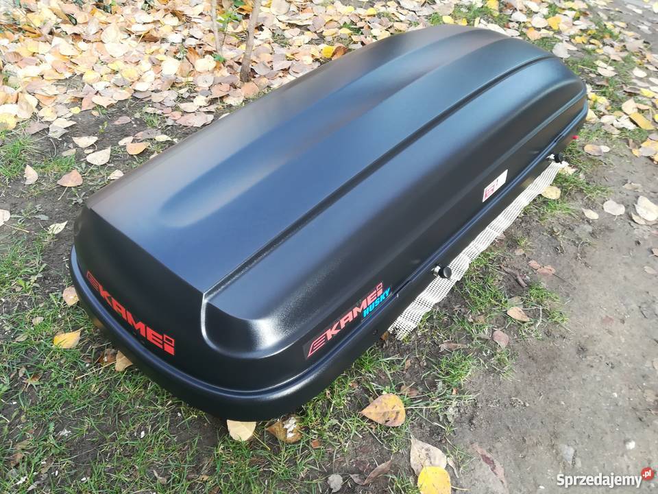 Box dachowy Kamei Husky L black carbon idealny Wrocław