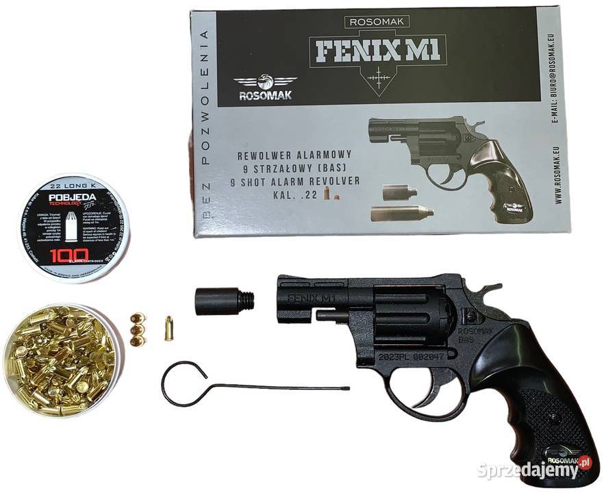 REWOLWER HUKOWY FENIX KALIBER 6MM PISTOLET