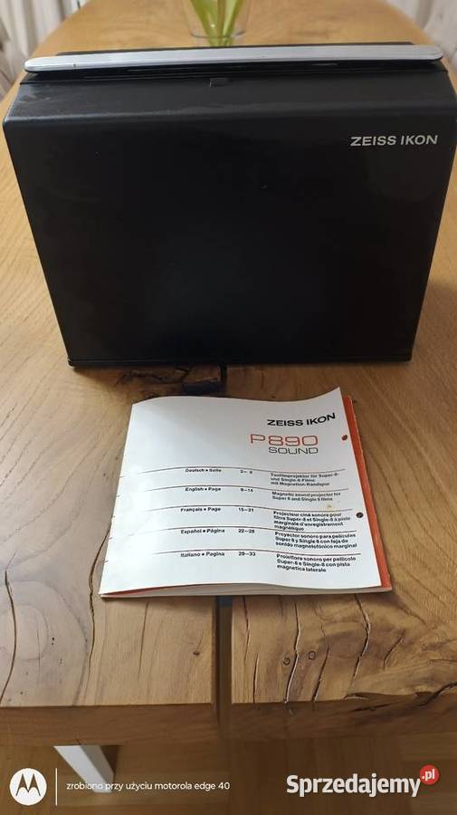 Zabytkowy projektor dźwiękowy Zeiss Ikon P890