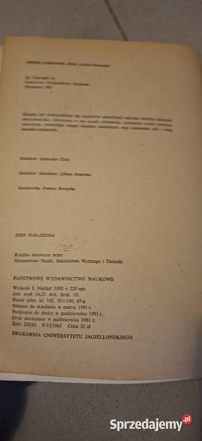 Technika oświetlania Jerzy Bink pierwsze wydanie Łęczyca