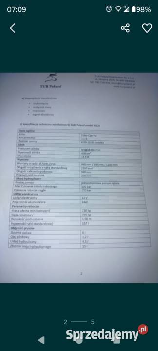 Sprzedam mini ładowarke tur poland n520 podlaskie Sejny