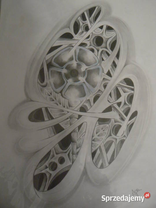 GRAFIKA OŁÓWEK ABSTRAKCJA