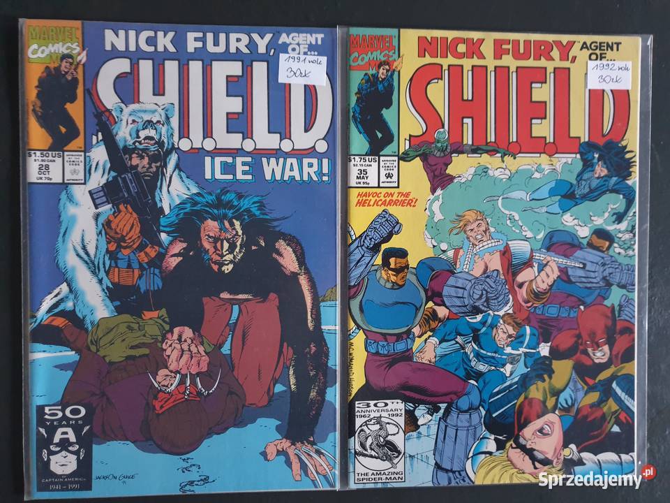 Nick Fury Agent Of SHIELD 13 komiksów Marvel USA