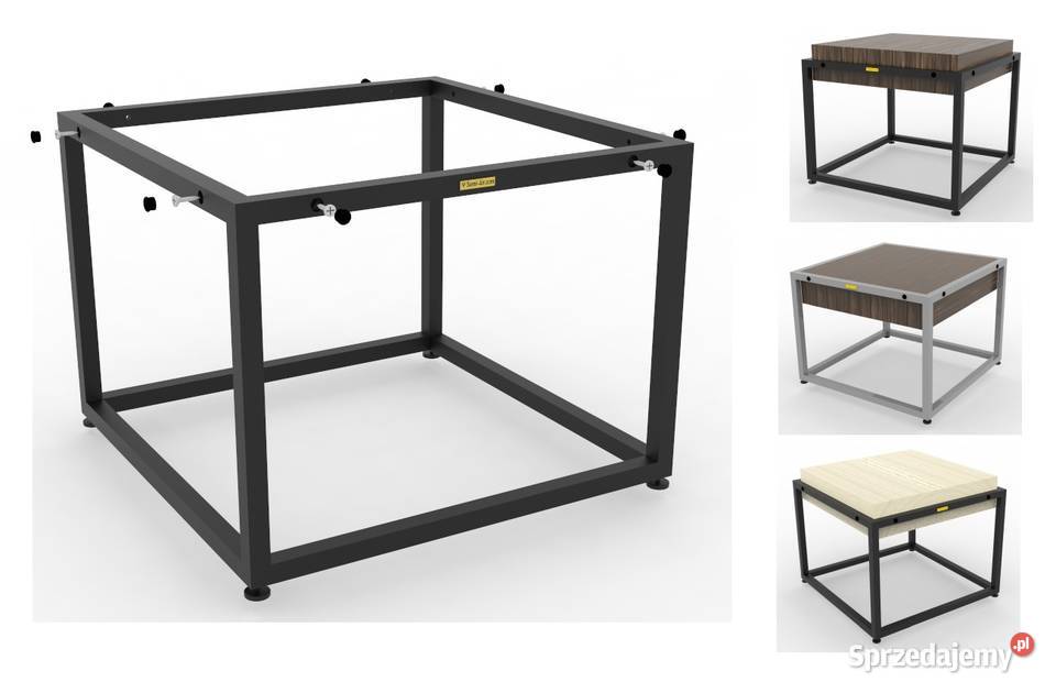 Stolik kawowy stelaż ława stół loft retro 45cm