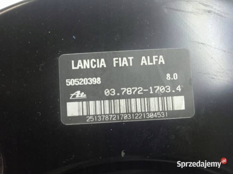 POMPA HAMULCOWA SERWO 50520398 Alfa Romeo sprzedam
