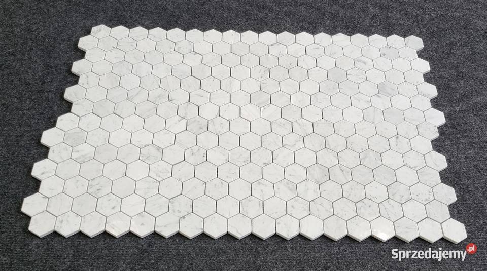 MOZAIKA MARMUROWA BIANCO CARRARA HEXAGON Bielawa sprzedam