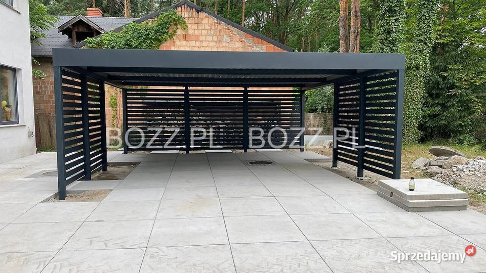 Carport na 2 samochody śląskie