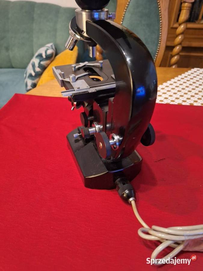 Mikroskop carl zeiss Czarny Piła