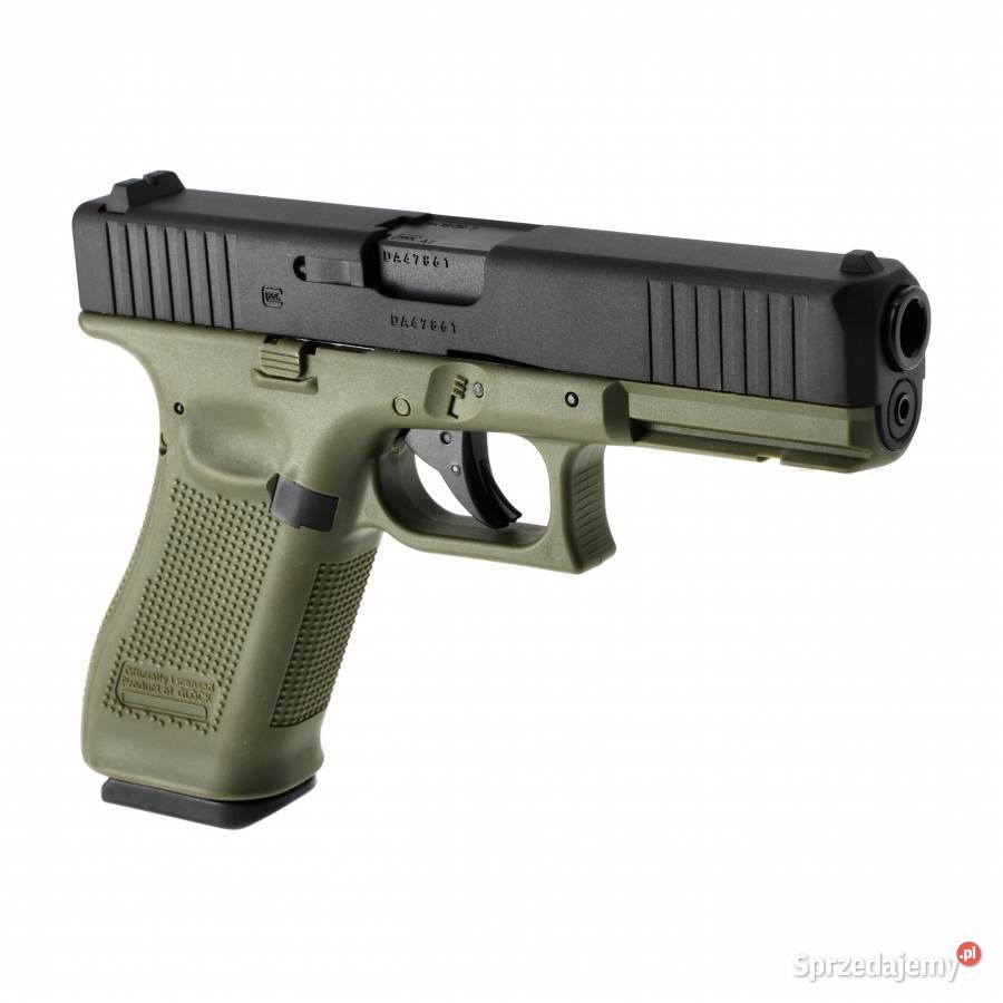 Pistolet wiatrówka Glock 17 gen 5. 4,5 mm zielony