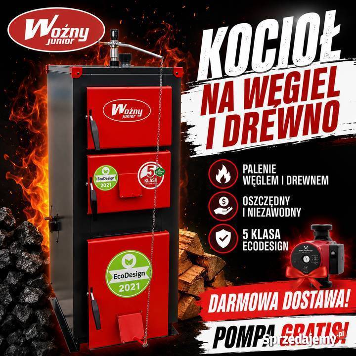 Kocioł piec co tradycyjny zasypowy 24kW do 280m2 Bielsko-Biała
