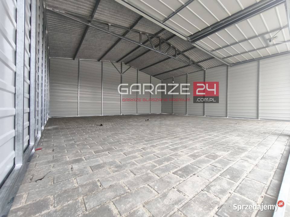 Garaż blaszany Premium 6x580m profil OCYNKOWANY blacha Oława